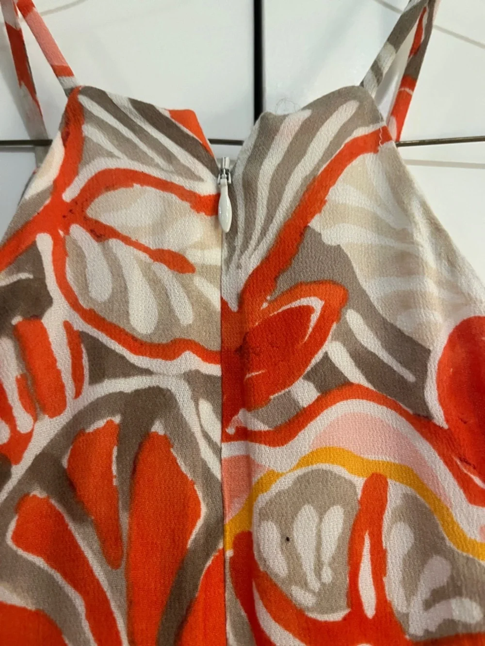 LOFT Coral and Pink Floral Maxi Dress - Picture 4 of 6